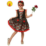 Red Rose Day of the Dead Costume-Child