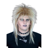 rockstar mullet wig in blonde, quality.