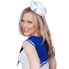 Sailor set with blue collar and mini gob hat