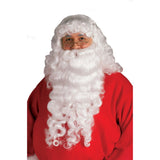 Santa Plush Beard & Wig Set - Adult