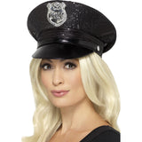 Sequin Police/Cop Hat by Fever