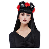 Skull Roses Headband
