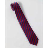 Striped Necktie Red & Blue