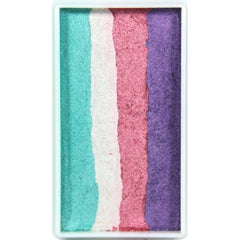TAG 1 Stroke Split Cake Pearl Unicorn 30g face and body paint with shimmering pearl rainbow colours