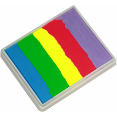 TAG Sherbet Fizz split cake face and body paint with multi-colour design