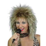 blonde and brown shaggy mullet Tina T Wig.