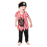 Toddler Jolly Pirate Costume with pirate top, trousers and bandana for Book Week