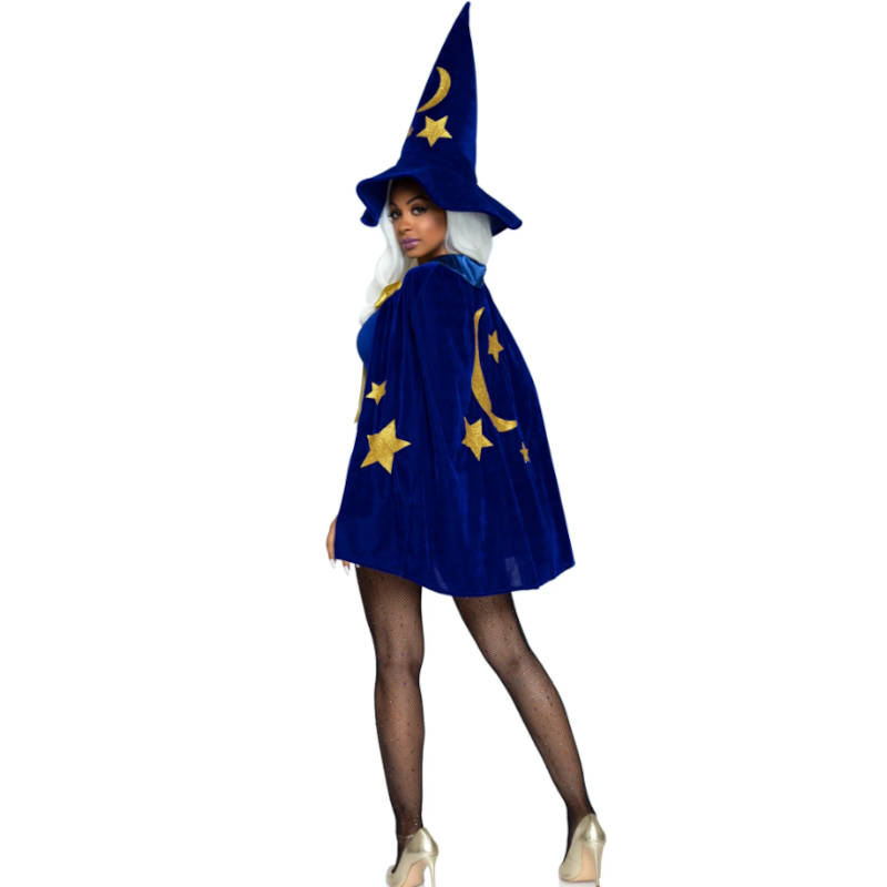 Velvet Moon & Stars Cape & Wizard Hat – Cracker Jack Costumes Brisbane