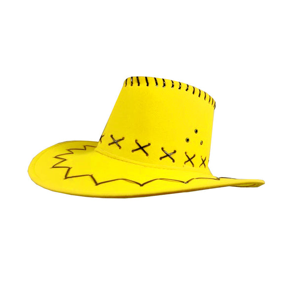 Yellow Cowboy Hat with Rope
